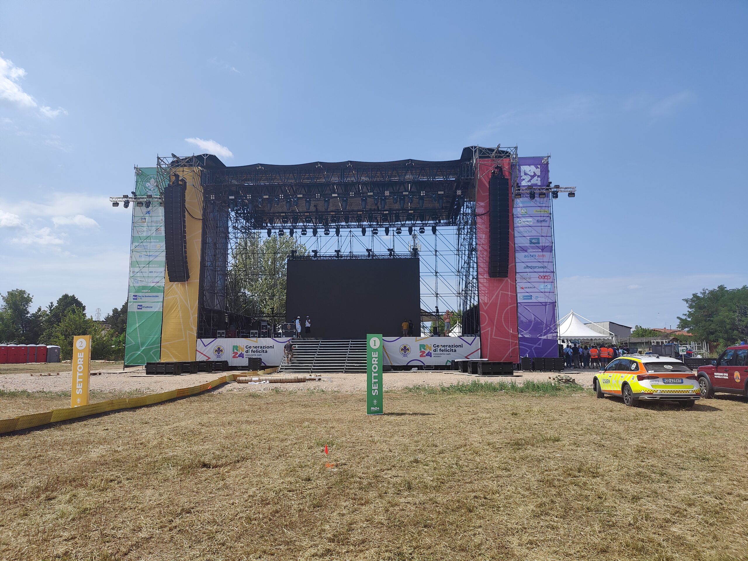 Al Pestrino a Verona ultimi preparativi per il grande evento Scouts