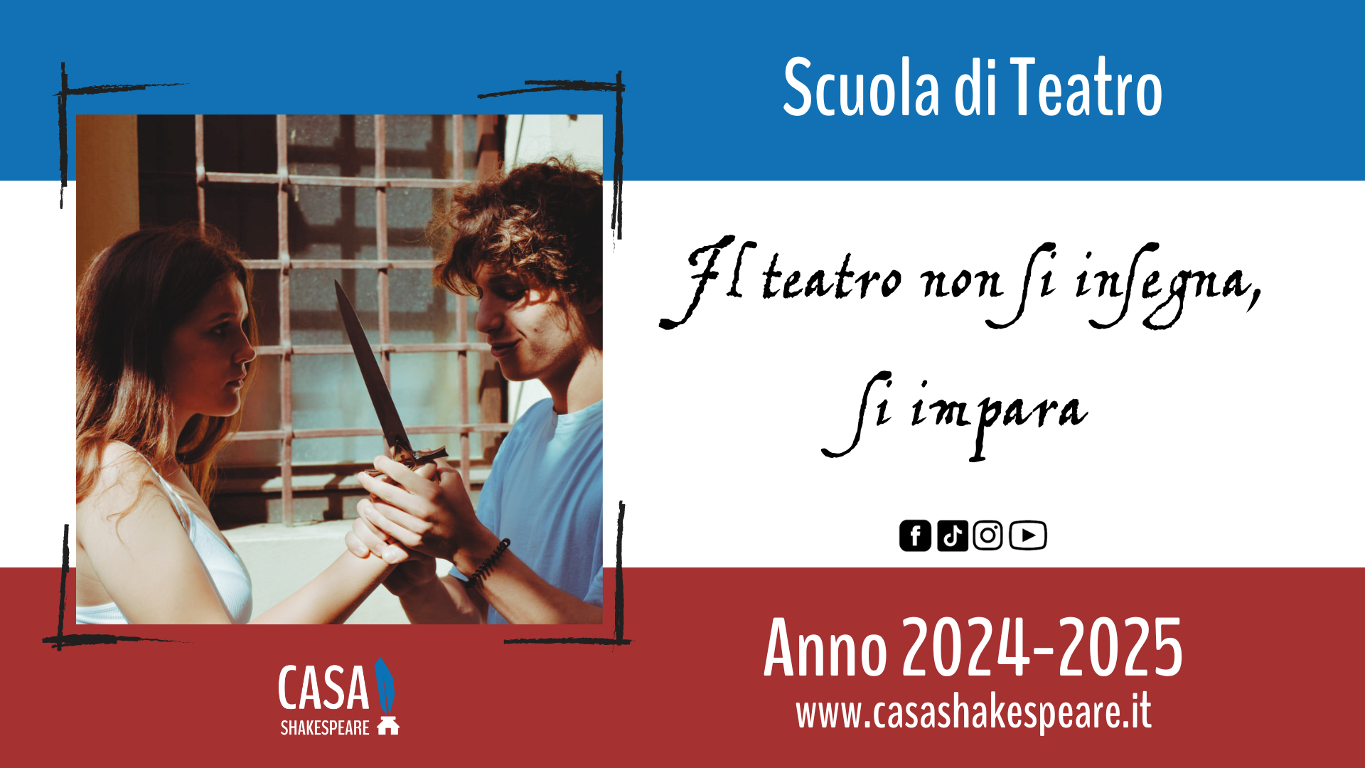 Casa Shakespeare: presentazione scuola di teatro 2024/2025