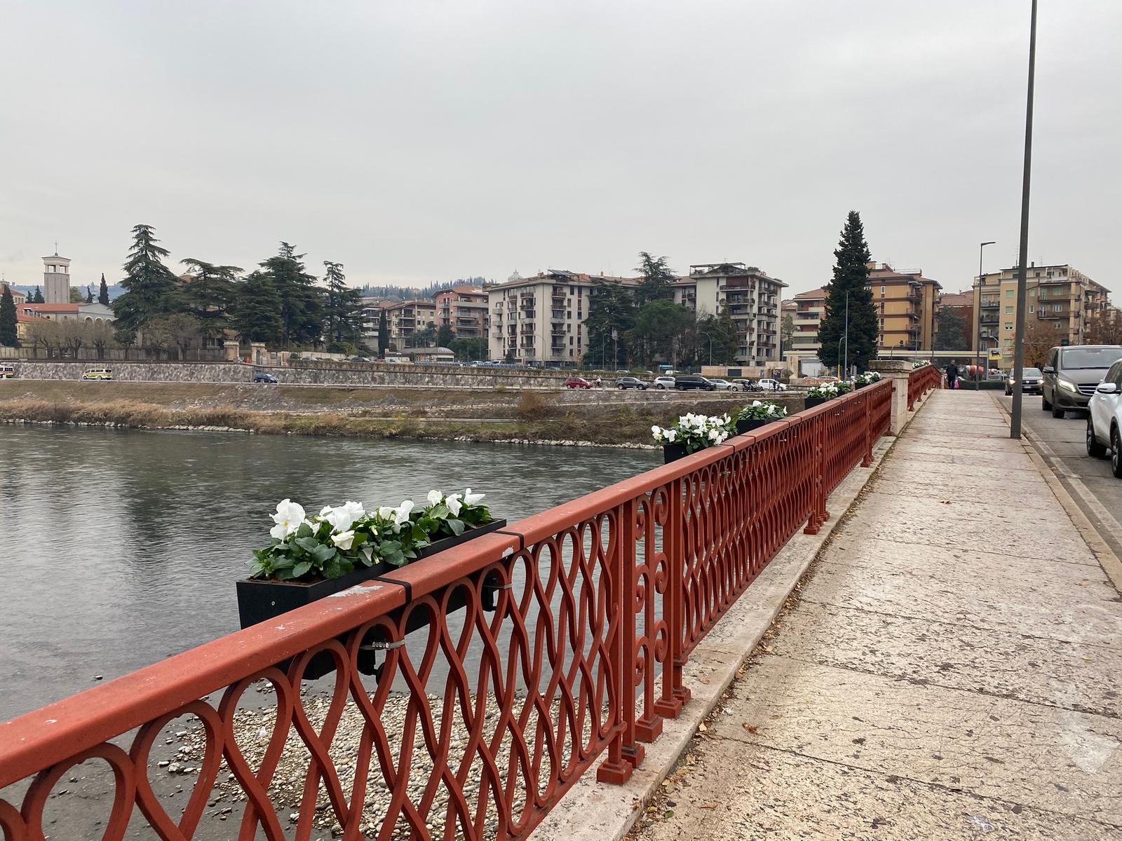 PONTE CATENA E PONTE GARIBALDI SI TINGONO DI BIANCO PER L’INVERNO