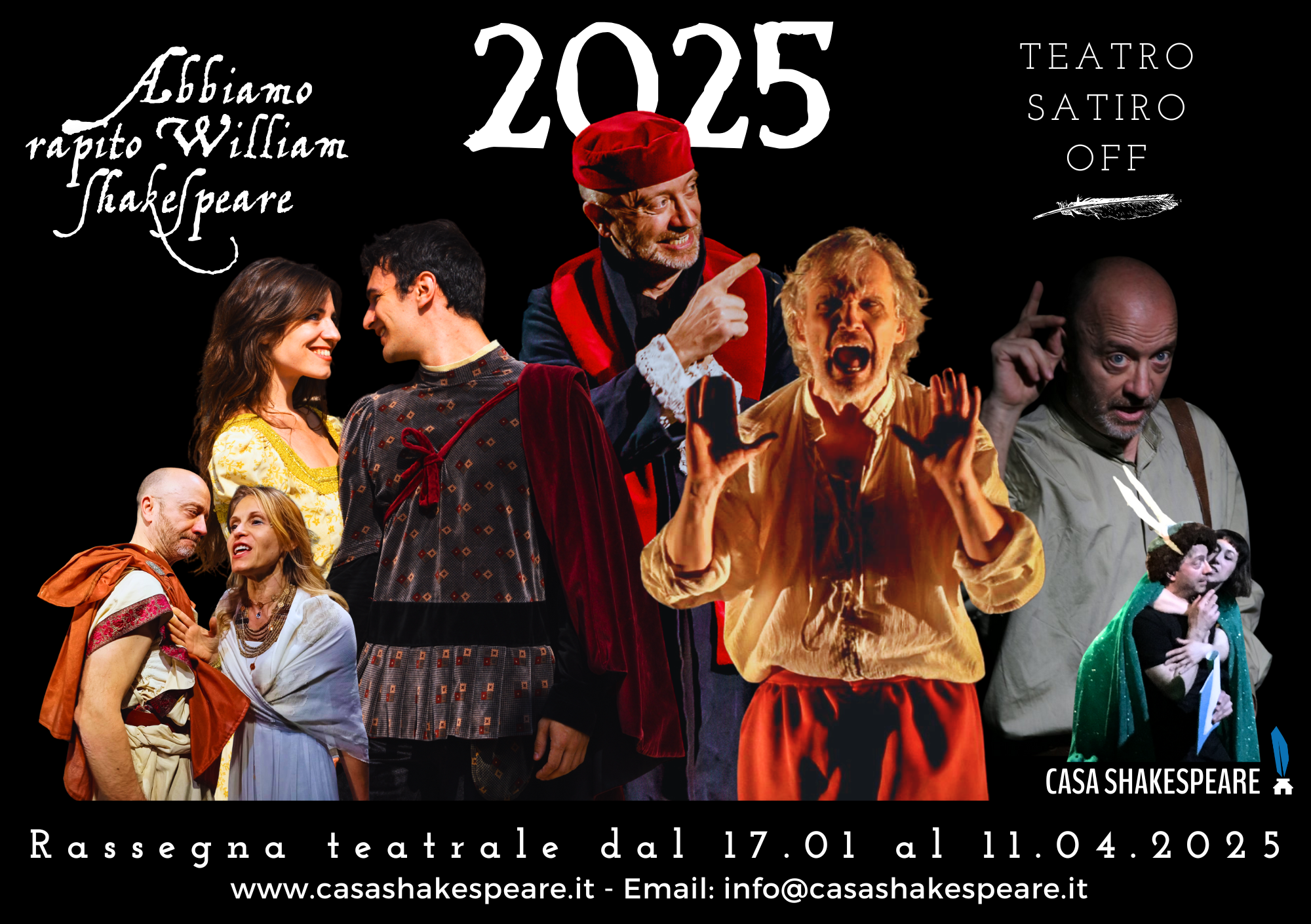 A.R.W.S. 2025 – ABBIAMO RAPITO WILLIAM SHAKESPEARE